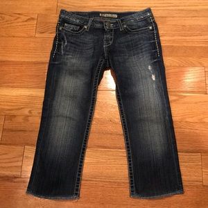 BKE Frayed End Capris